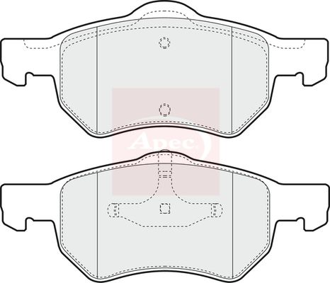 Apec - Front Brake Pad Set