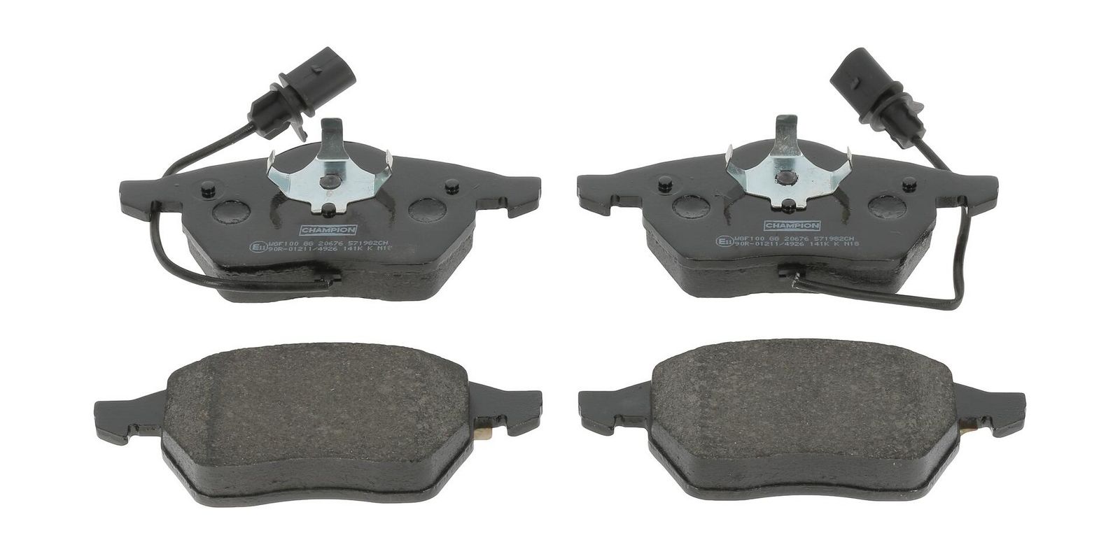 set placute frana,frana disc CHAMPION 571982CH