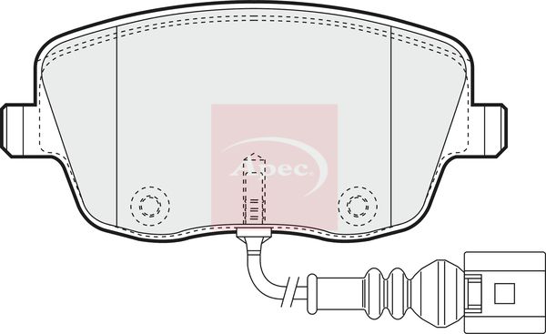 Apec - Front Brake Pad Set