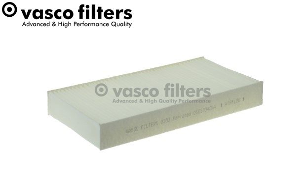 Filtr, wentylacja przestrzeni pasażerskiej DAVID VASCO O203