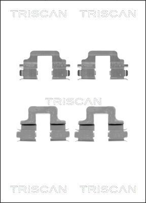 Zestaw akcesoriów, klocki hamulcowe TRISCAN 8105 101652