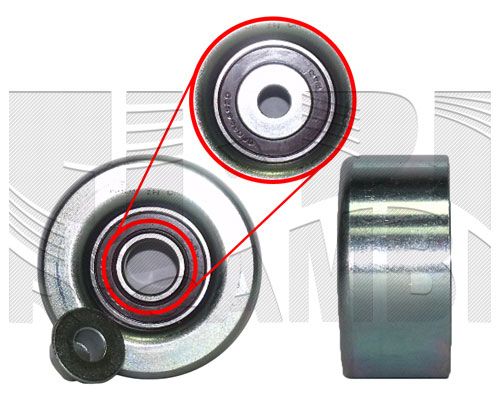 rolka kierunkowa / prowadząca, pasek klinowy zębaty CALIBER 88346