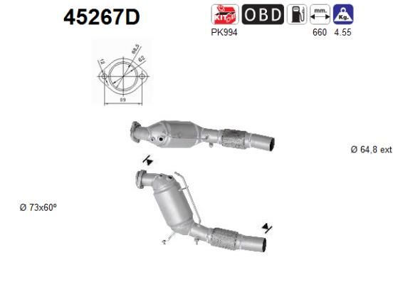 Katalizator AS 45267D