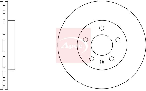Apec - Front Brake Disc