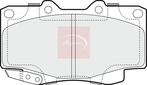 Apec - Front Brake Pad Set