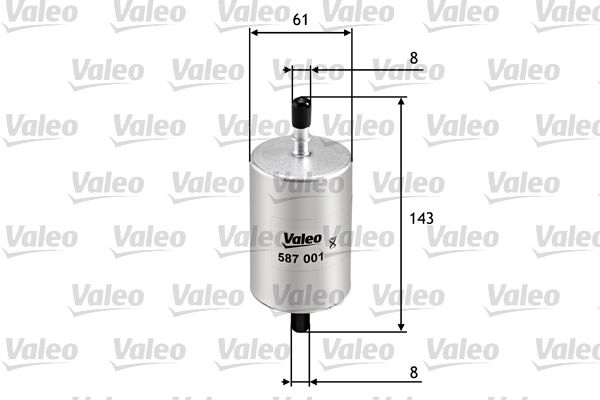 Palivový filter VALEO 587001