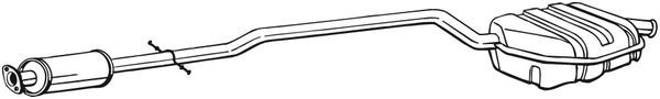 Tłumik końcowy BOSAL 290-159