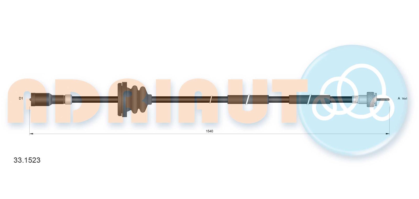 arbore tahometru ADRIAUTO 33.1523