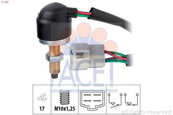 Włącznik świateł STOP FACET 7.1166