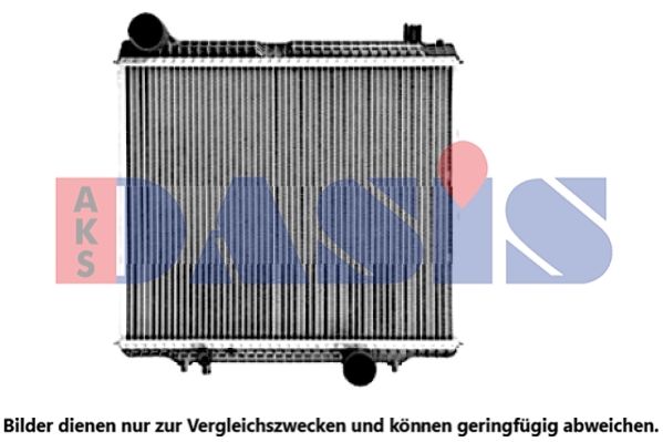 Radiator, racire motor AKS DASIS 440815N