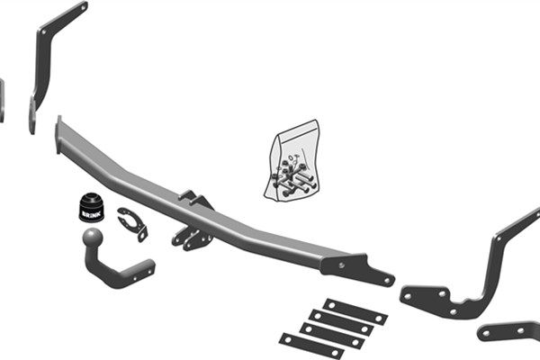 Zestaw zaczepu przyczepy BRINK 546600