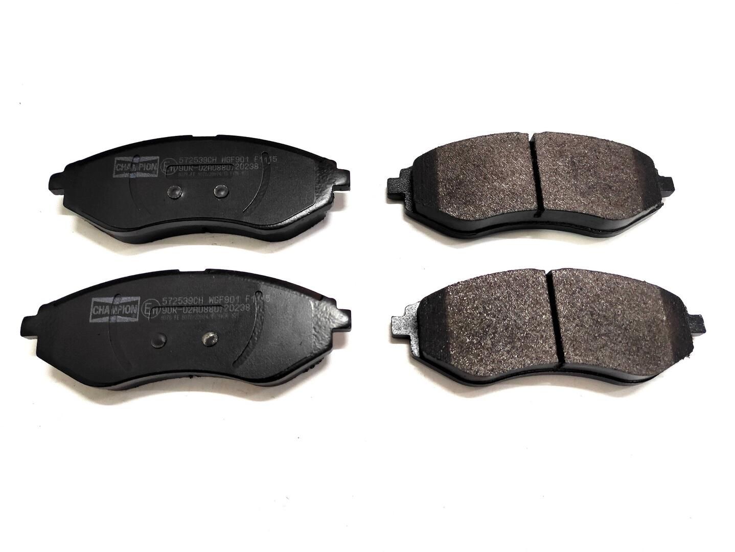 set placute frana,frana disc CHAMPION 572539CH