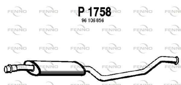 Tłumik środkowy FENNO P1758