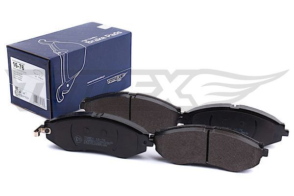 Levně Sada brzdových destiček, kotoučová brzda TOMEX Brakes 16-76
