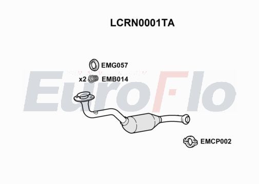 Katalizator EUROFLO LCRN0001TA
