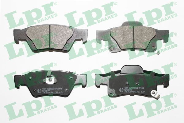 set placute frana,frana disc LPR 05P1737