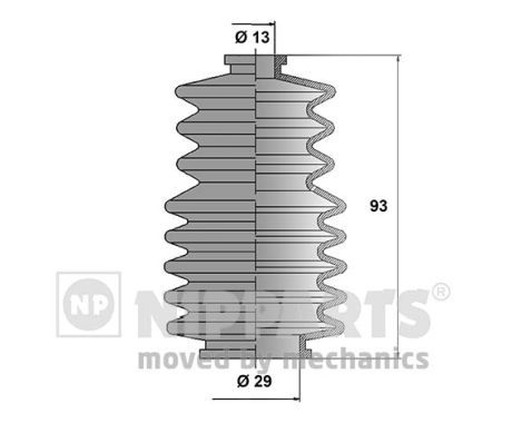Zestaw osłon, układ kierowniczy NIPPARTS J2857000