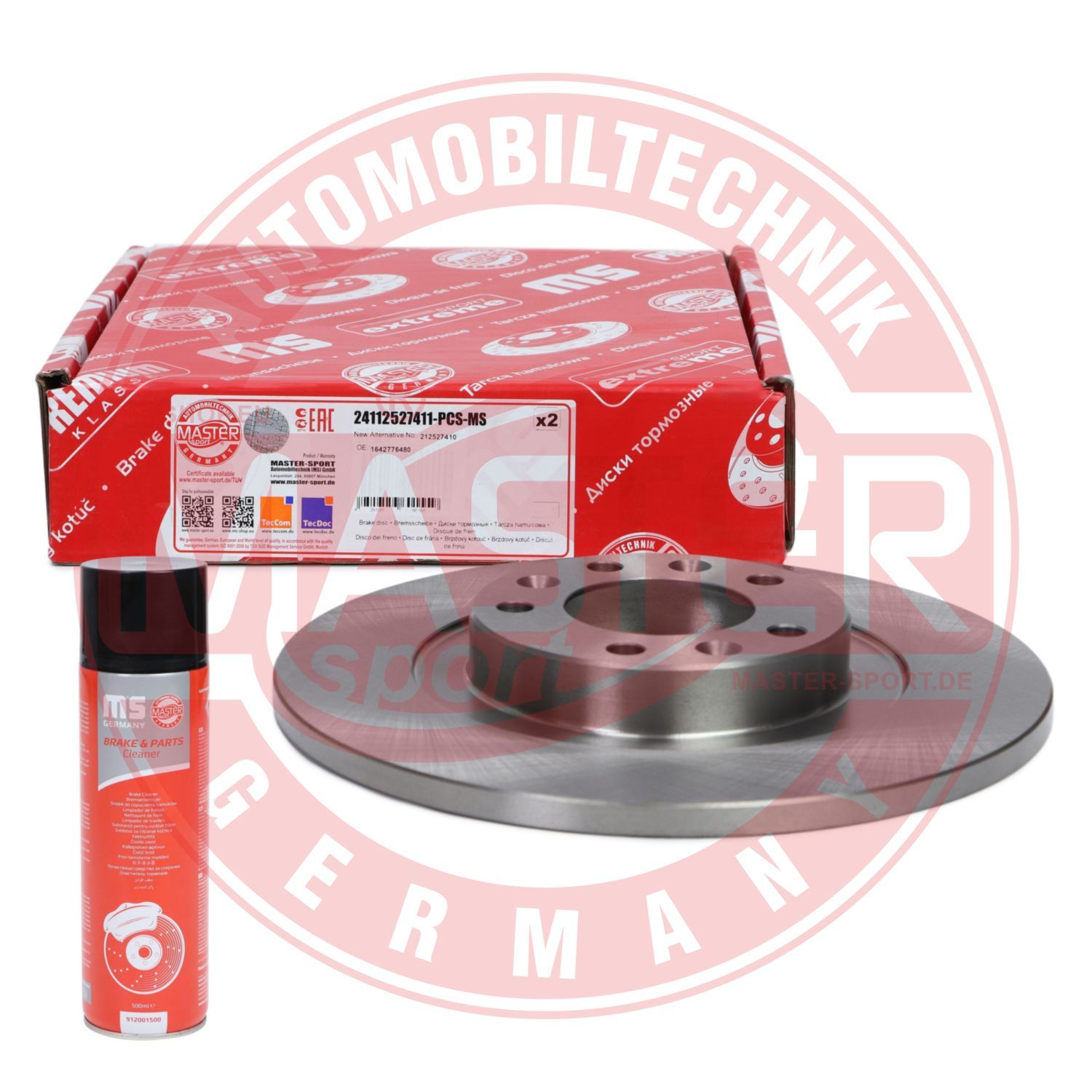 Tarcza hamulcowa MASTER-SPORT GERMANY 24112527411-PCS-MSP