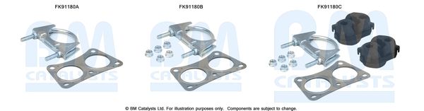 Zestaw montażowy, katalizator BM CATALYSTS FK91180