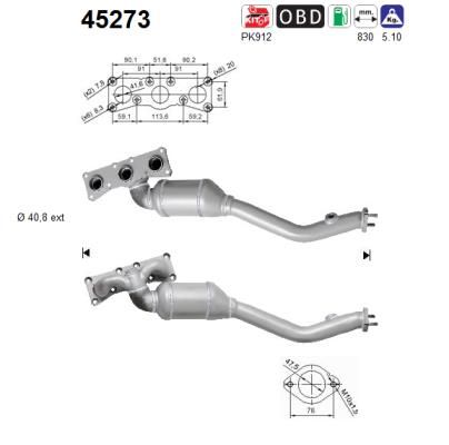 Katalizator AS 45273