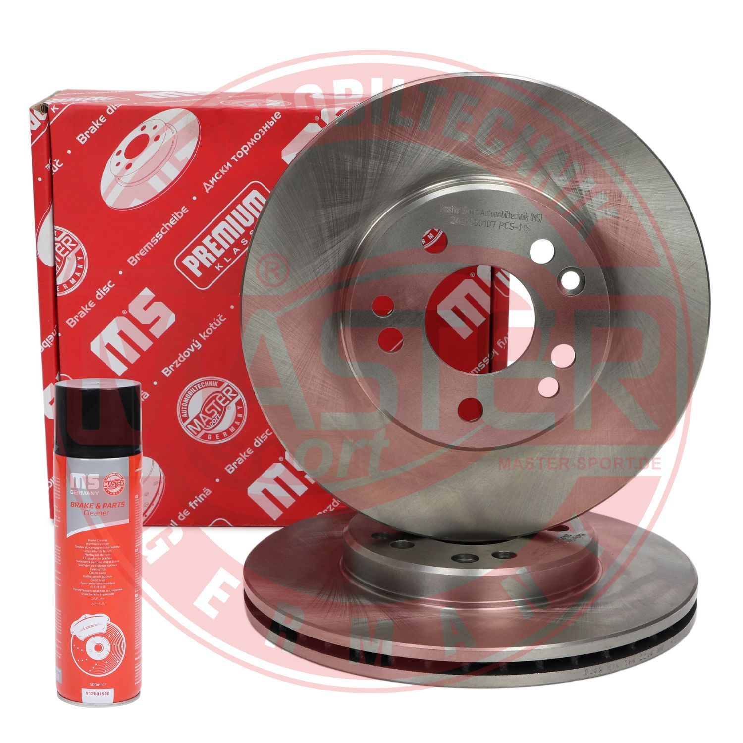 Tarcza hamulcowa MASTER-SPORT GERMANY 24012501071-SET-MSP