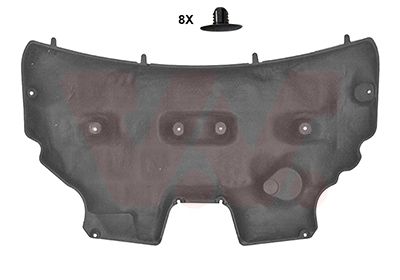 Material amortizare zgomot, nisa motor VAN WEZEL 1807460