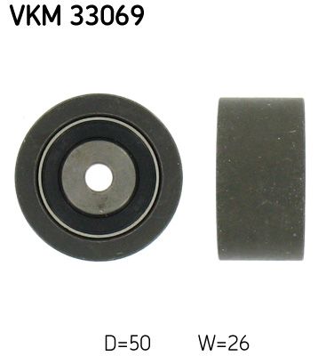 Vratná/vodiaca kladka rebrovaného klinového remeňa SKF VKM 33069