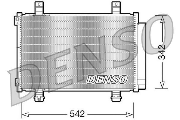 Kondenzátor klimatizácie DENSO DCN47005