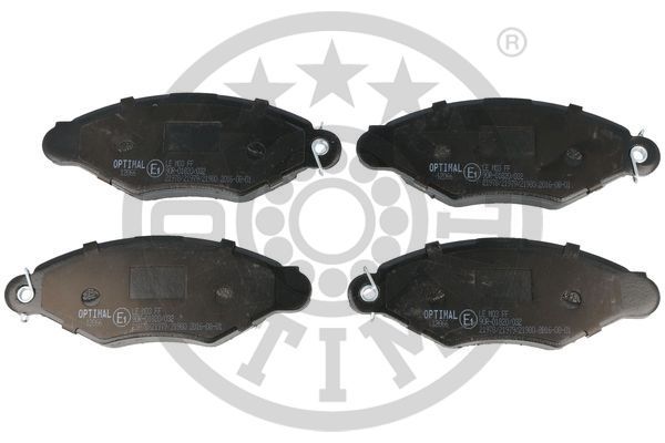 Zestaw klocków hamulcowych, hamulce tarczowe OPTIMAL BP-12066