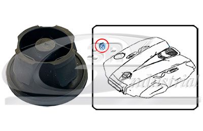 Element de fixare, capac motor 3RG 80571