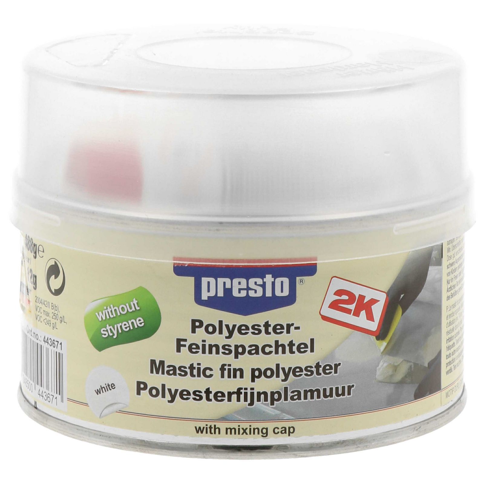 pasta chit PRESTO Fine putty styrene-free 500 g 443671