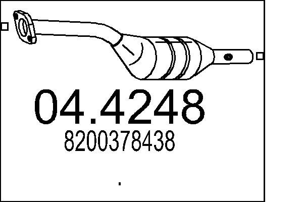 Katalizator MTS 04.4248