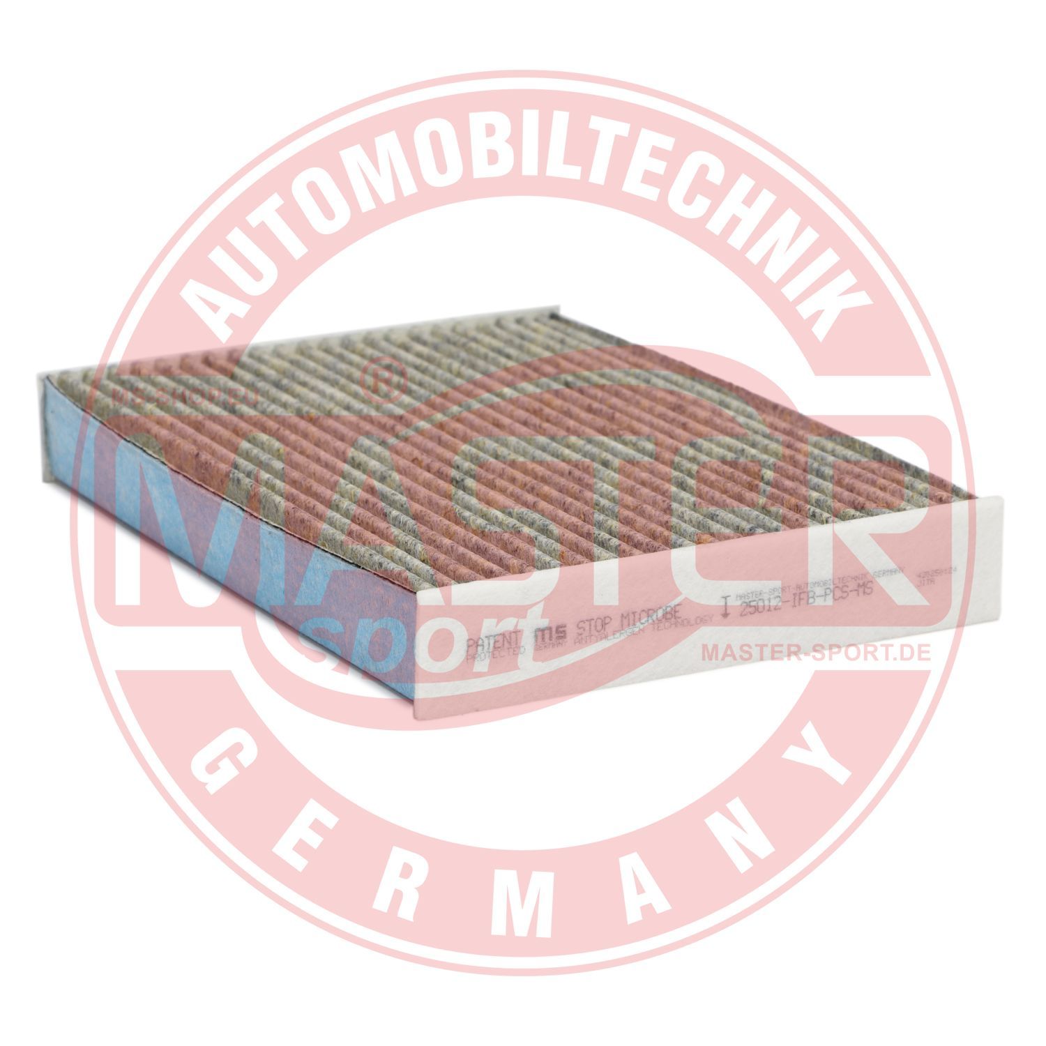 Filtr, wentylacja przestrzeni pasażerskiej MASTER-SPORT GERMANY 25012-IFB-PCS-MS