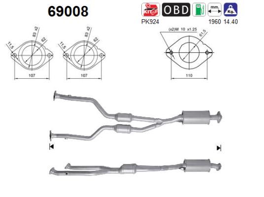 Katalizator AS 69008