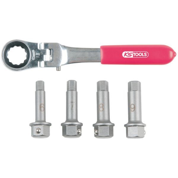 Levně Sada nástrčných klíčů, třmen kotoučové brzdy KS TOOLS 918.3500