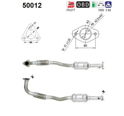 Katalizator AS 96567437