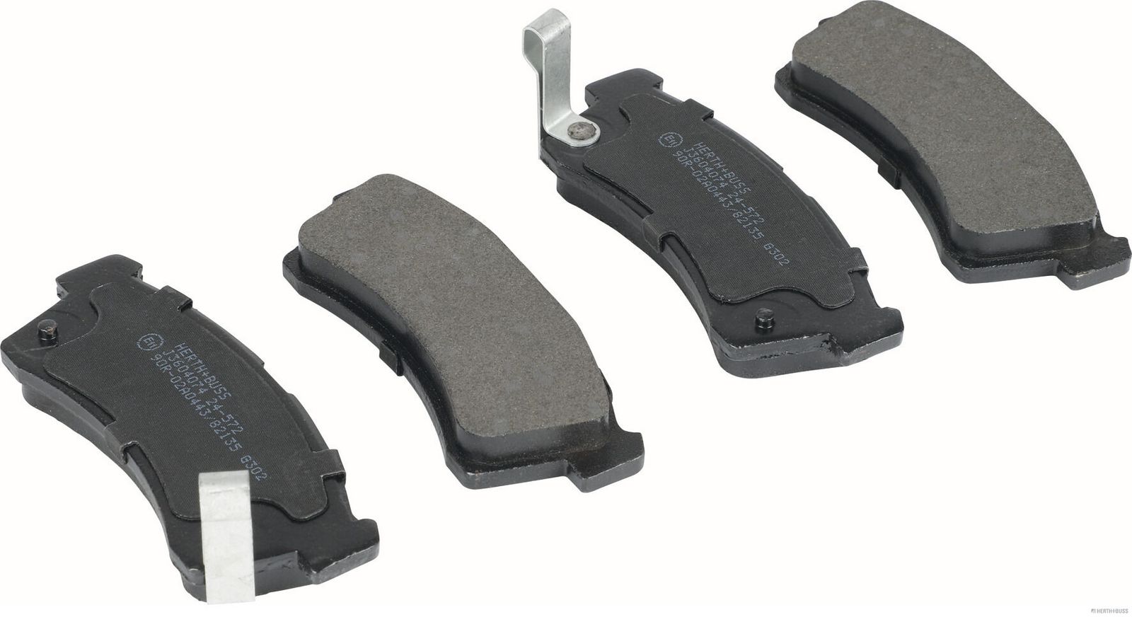 set placute frana,frana disc HERTH+BUSS JAKOPARTS J3604074