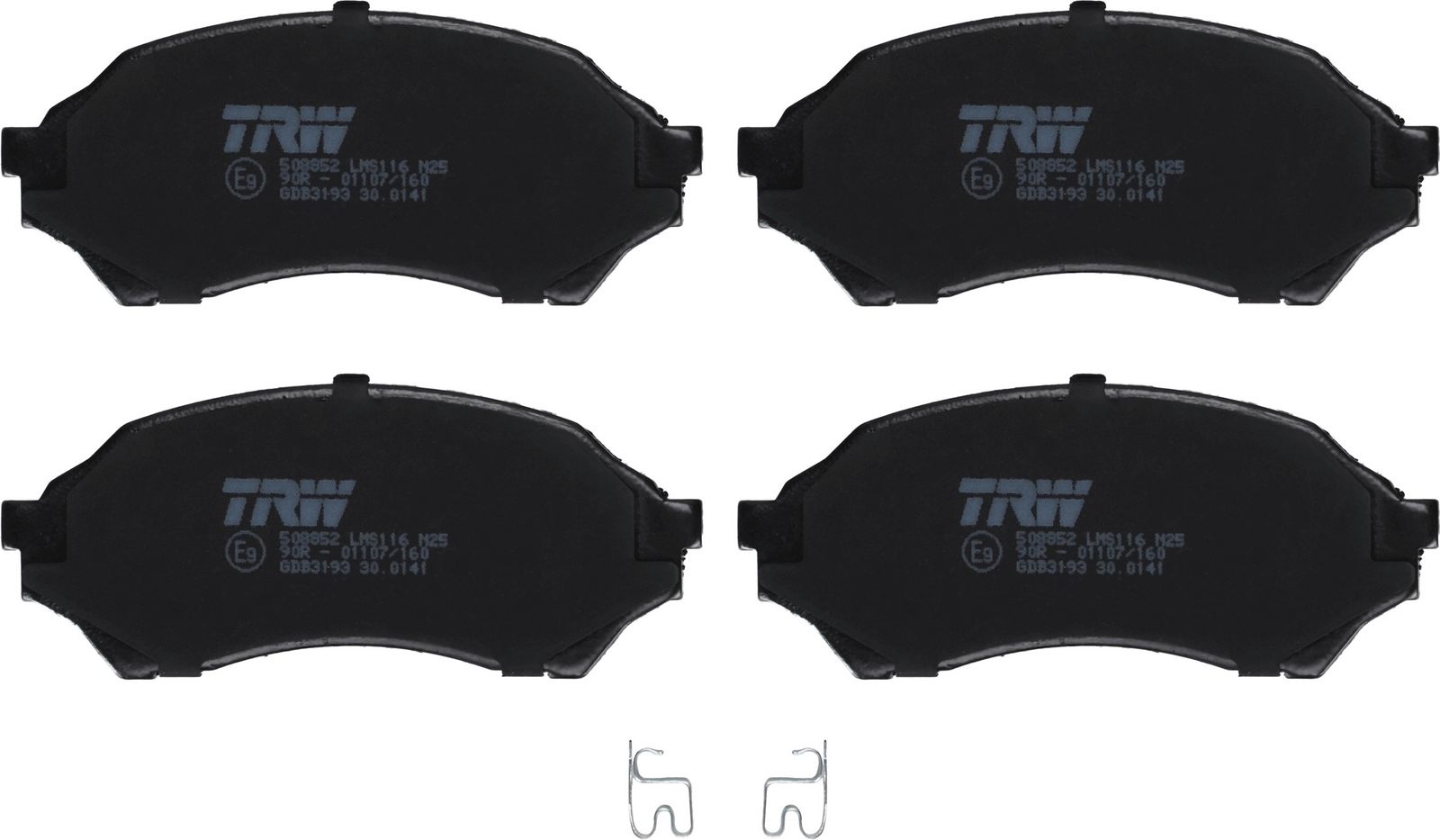 set placute frana,frana disc TRW COTEC GDB3193