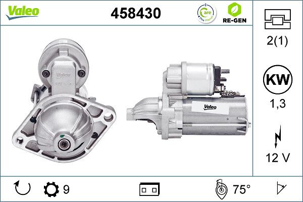 starter VALEO 458430