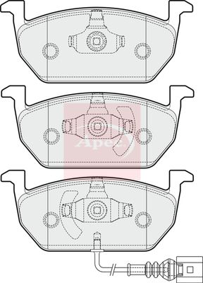 Apec - Front Brake Pad Set
