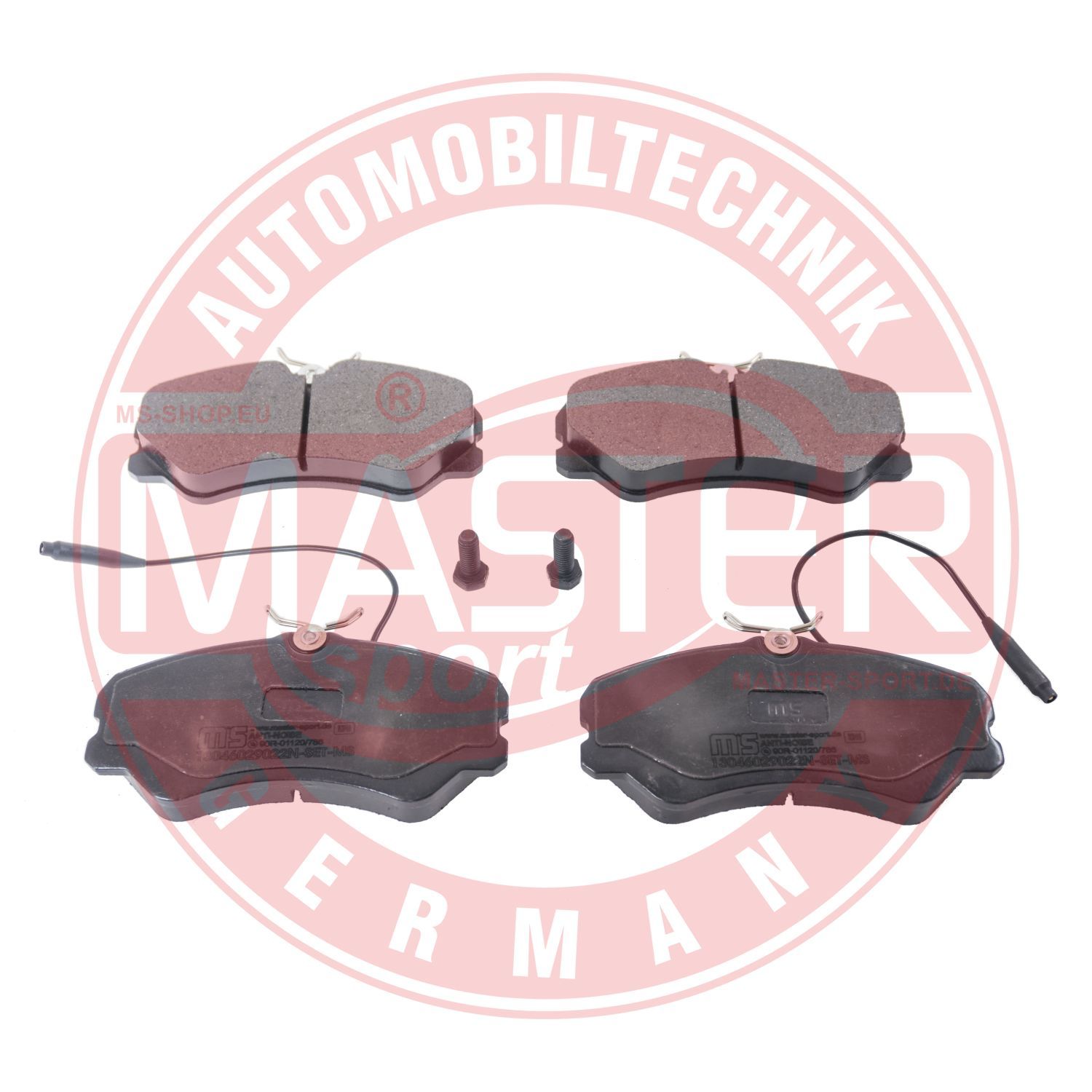 Zestaw klocków hamulcowych, hamulce tarczowe MASTER-SPORT GERMANY 13046029022N-SET-MS