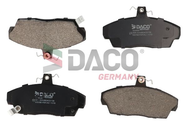 Zestaw klocków hamulcowych, hamulce tarczowe DACO GERMANY 324009