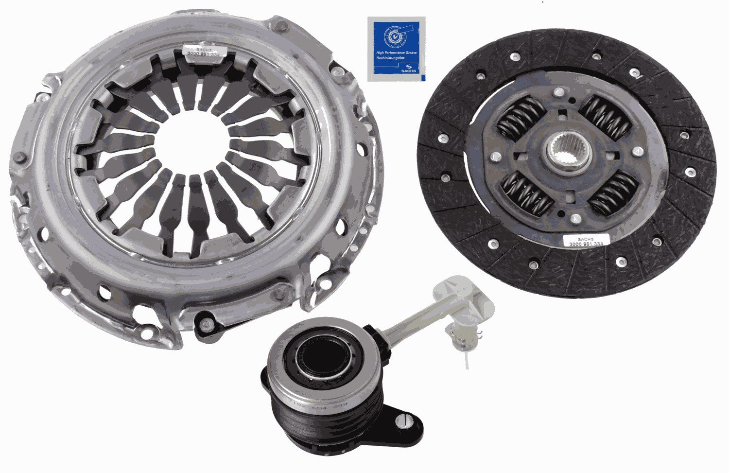 Zestaw sprzęgieł SACHS 3000 990 142