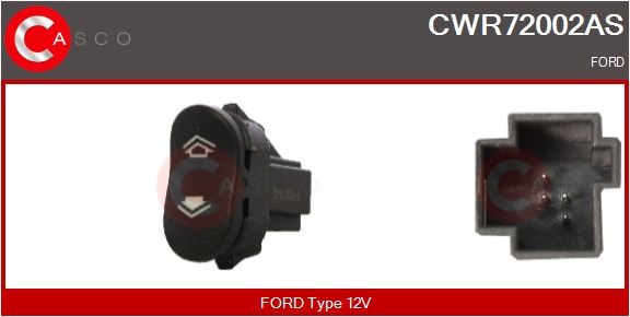 Spínač, zvedací zařízení oken CASCO CWR72002AS