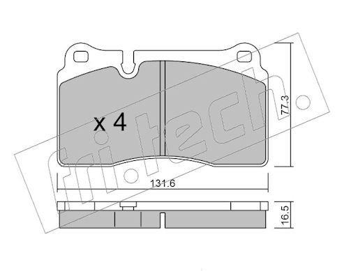 Piduriklotsi komplekt,ketaspidur