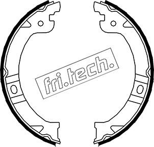 Zestaw szczęk hamulcowych, hamulec postojowy FRI.TECH. 1023.002