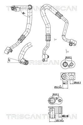 conducta presiune variabila,aer conditionat TRISCAN 9010 29057