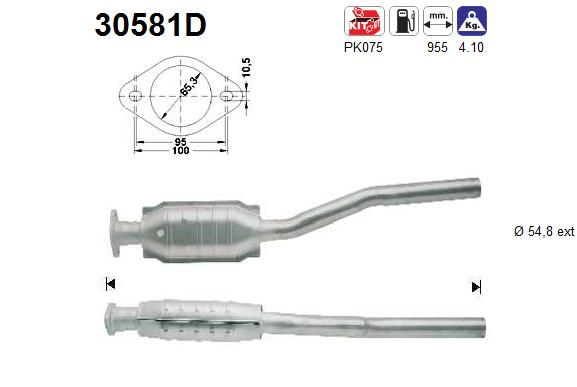 Katalizator AS 30581D