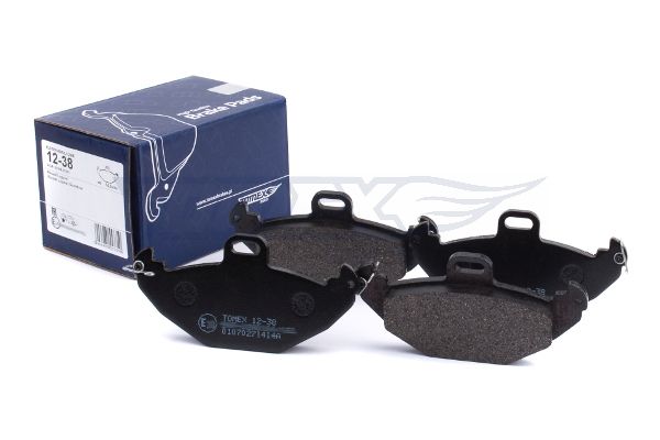 Levně Sada brzdových destiček, kotoučová brzda TOMEX Brakes 12-38