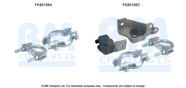 Zestaw montażowy, katalizator BM CATALYSTS FK80156